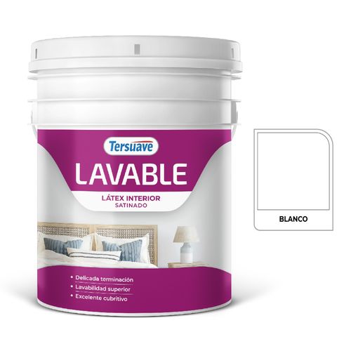 Latex  Interior Lavable Satinado 10L Tersuave