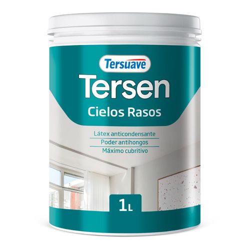 Latex Cielorrasos Mate Blanco 1L Tersuave