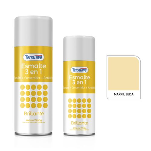 Aerosol 250Cc Brillante Marfil Seda