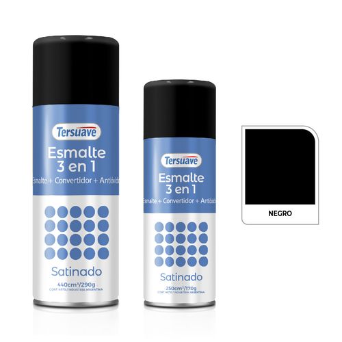 Aerosol 440Cc Satinado Negro