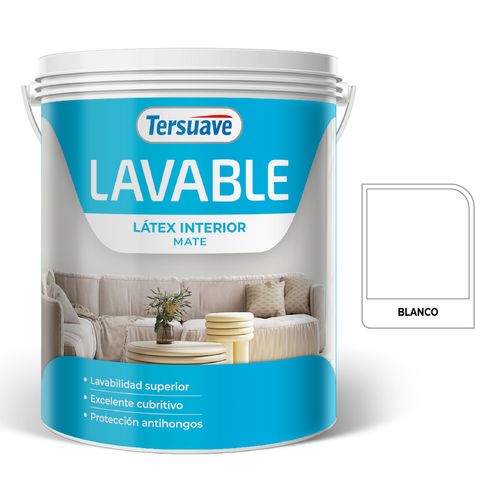 Latex Interior Lavable Mate 1L Blanco