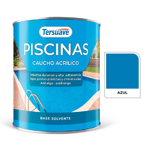 Piscinas Solvente 1L Azul