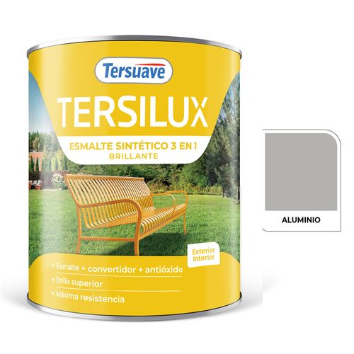 Esmalte Sintetico Brillante 1L Aluminio Tersuave
