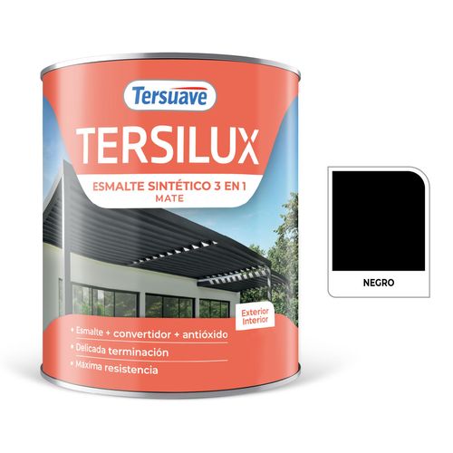 Esmalte Sintetico Mate 1L Negro Tersuave