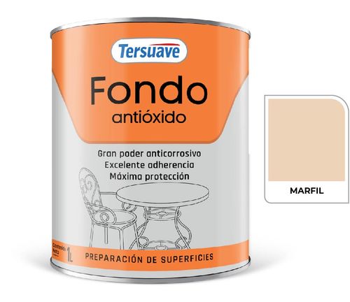 Fondo Antióxido Mate 1L Marfil Tersuave