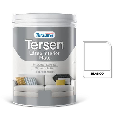 Latex Interior Tersen Mate 1L Blanco