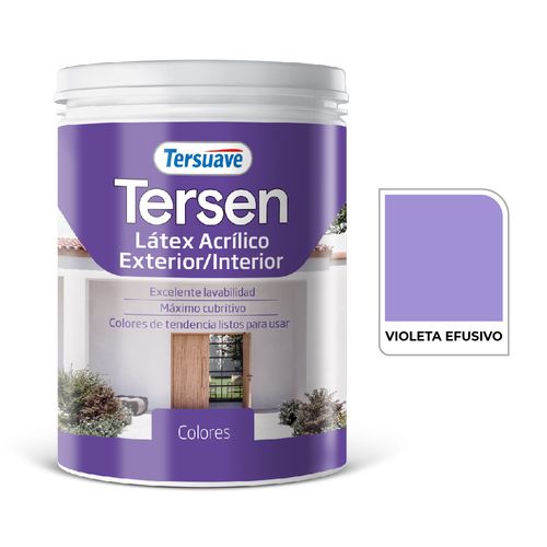 Latex Interior Tersen Mate 1L Violeta Efusivo
