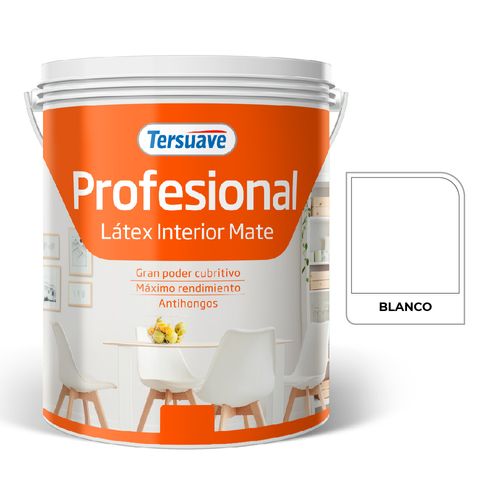 Latex Interior Profesional Blanco Mate 4L Tersuave