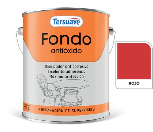 Fondo Antióxido Mate 4L Rojo Tersuave