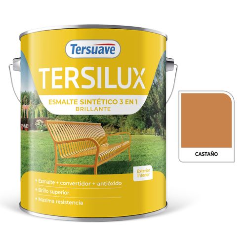 Esmalte Sintetico Brillante 4L Castaño  Tersuave