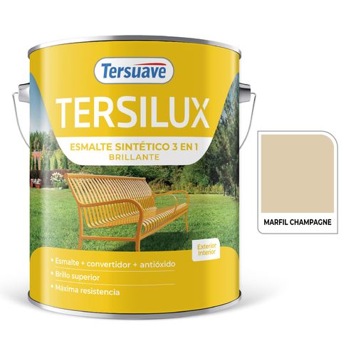Esmalte Sintetico Brillante 4L Marfil Champagne Tersuave