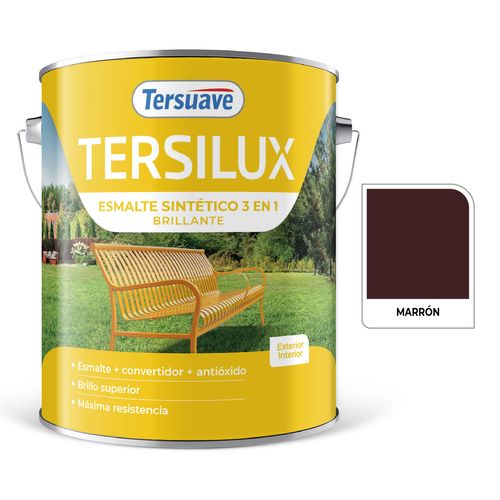 Esmalte Sintetico Brillante 4L Marron Tersuave