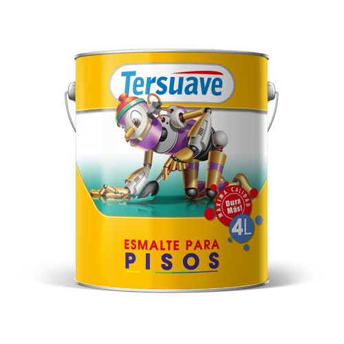 Esmalte Sintetico Pisos 4L Roble Tersuave