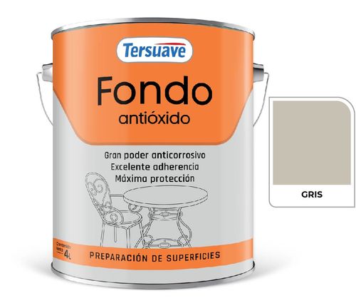 Fondo Antióxido Mate 4L Gris Tersuave
