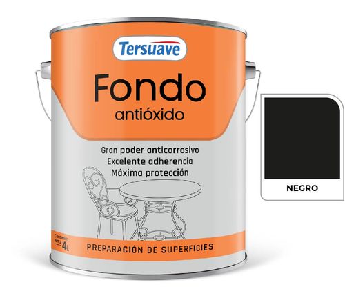 Fondo Antióxido Mate 4L Negro Tersuave