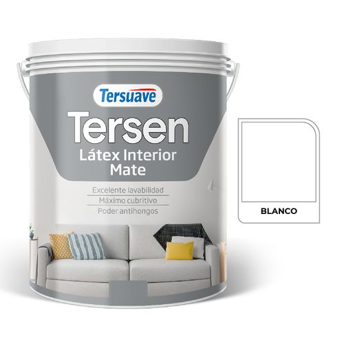 Latex Interior Tersen Mate 4L  Blanco
