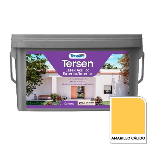 Latex Interior Tersen Mate 4L Amarillo Calido