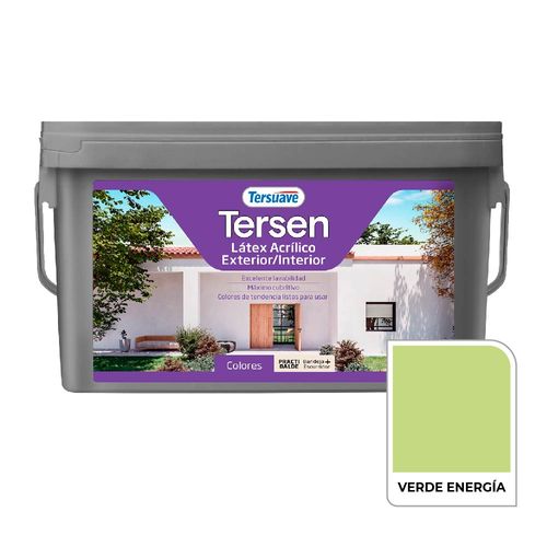 Latex Interior Tersen Mate 4L Verde Energia