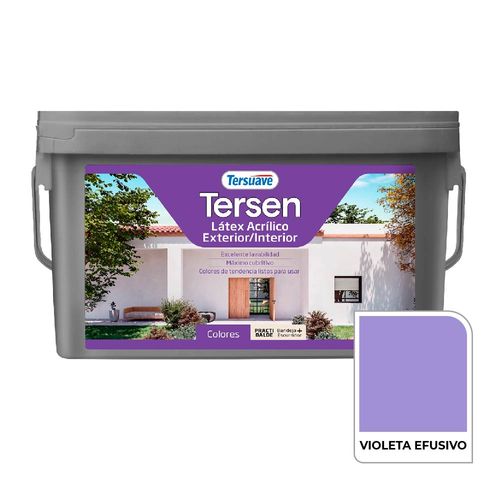 Latex Interior Tersen Mate 4L Violeta Efusivo