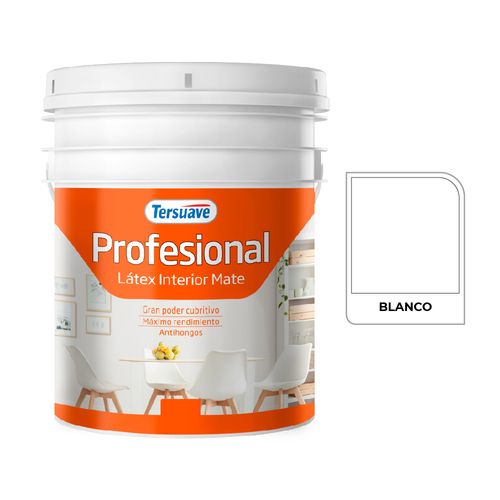 Latex Interior Profesional Blanco Mate 10L Tersuave