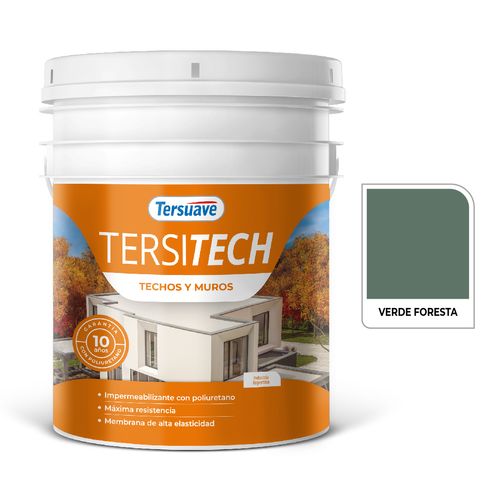 Tersitech Techos y Muros Poliuretano 10Kg Verde For