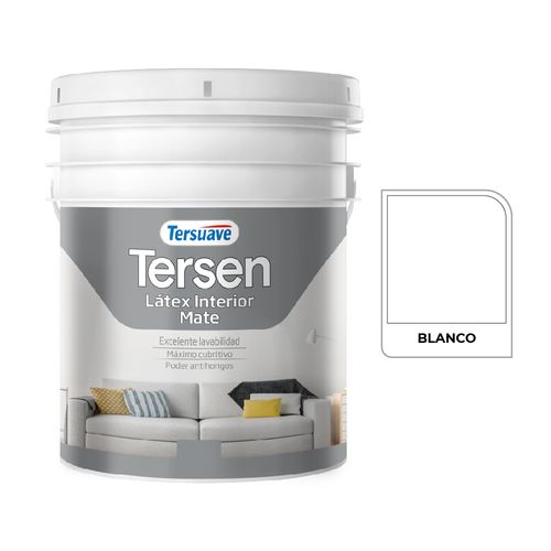 Latex Interior Tersen Mate 10L  Blanco