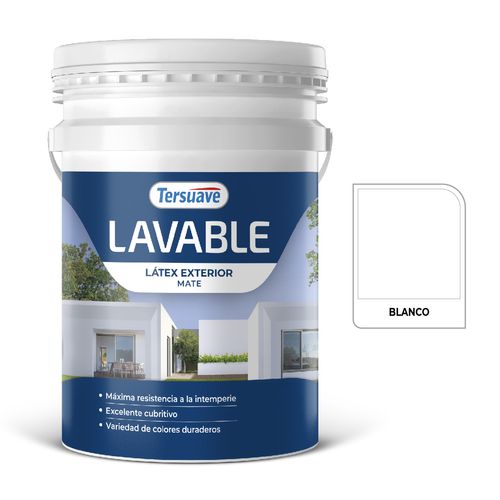 Latex Exterior Lavable Mate 20L Blanco Tersuave