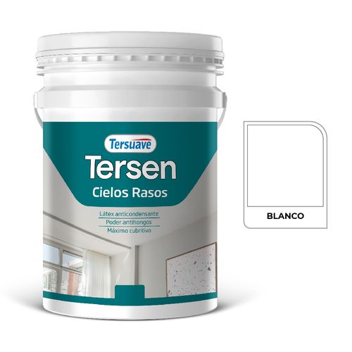 Latex Cielorrasos Mate Blanco 20L Tersuave