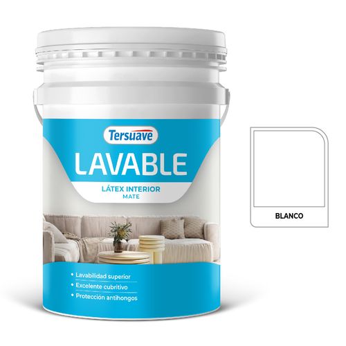 Latex Interior Lavable Mate 20L Blanco