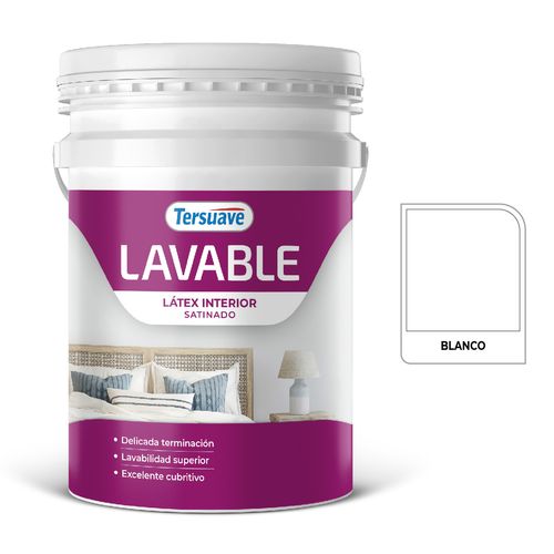 Latex  Interior Lavable Satinado 20L Tersuave