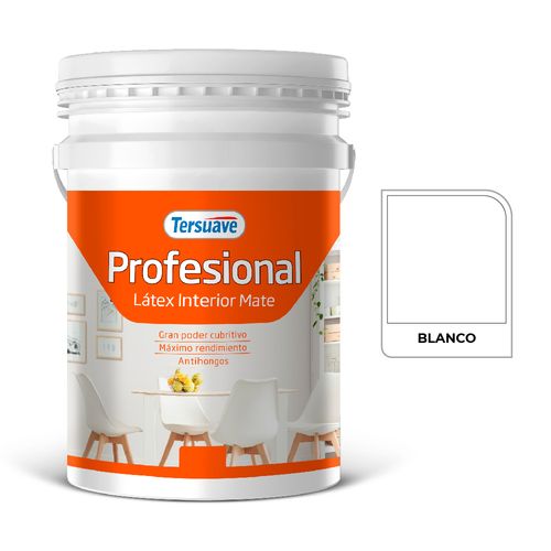 Latex Interior Profesional Blanco Mate 20L Tersuave