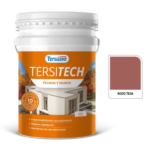 Tersitech Techos y Muros Poliuretano  20Kg Rojo Teja