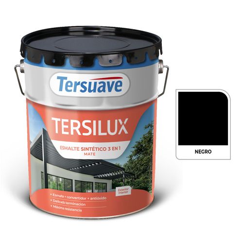 Esmalte Sintetico Mate 20L Negro Tersuave