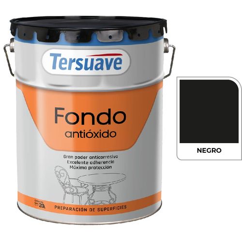 Fondo Antióxido Mate 20L Negro Tersuave