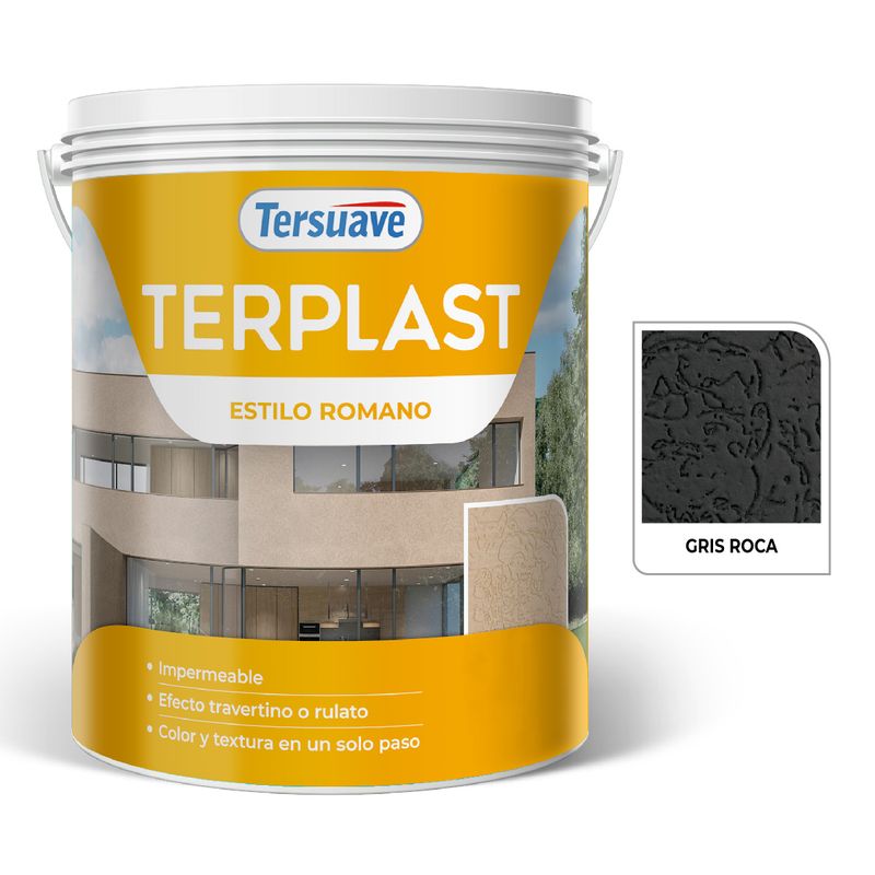 Terplast-Romano-M-6Kg-Gris-Roca