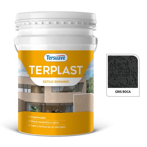 Terplast Romano M 30Kg Gris Roca