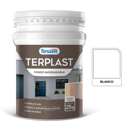 Terplast Fondo Impermeable 25Kg Blanco-Base