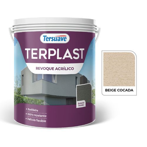 Terplast Revoq Acril Rodillable 5Kg Beige Cocada