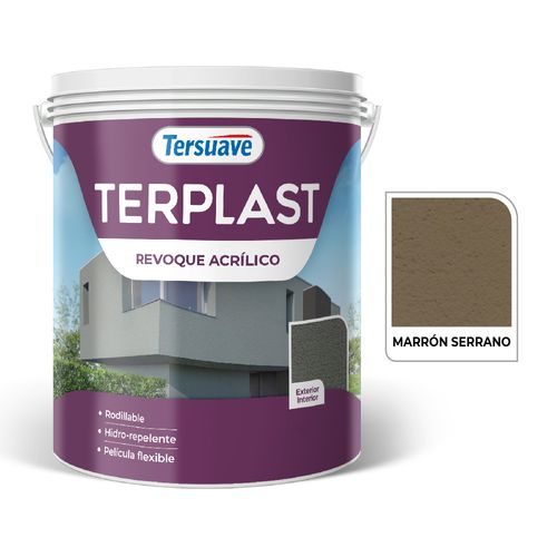 Terplast Revoq Acril Rodillable 5Kg Marron Serrano