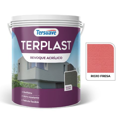 Terplast Revoq Acril Rodillable 5Kg Rojo Fresa