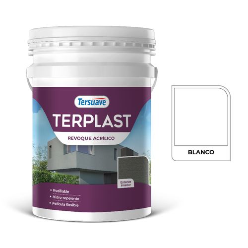 Terplast Revoq Acril Rodillable 25Kg Blanco