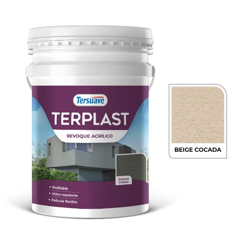 Terplast Revoq Acril Rodillable 25Kg Beige Cocada