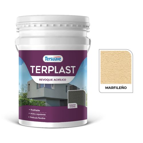 Terplast Revoq Acril Rodillable 25Kg Marfileño