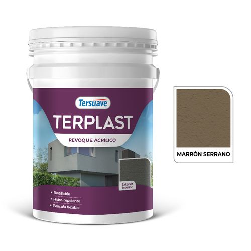 Terplast Revoq Acril Rodillable 25K Marron Serrano