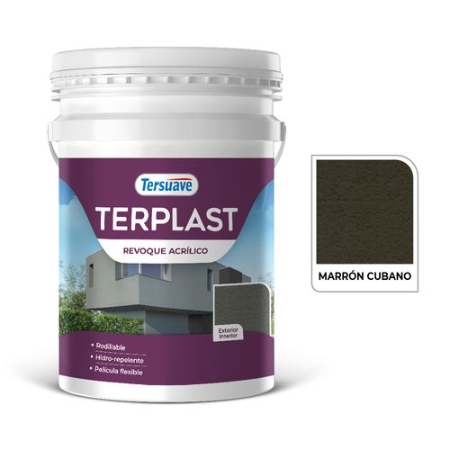 Terplast Revoq Acril Rodillable 25K  Marron Cubano