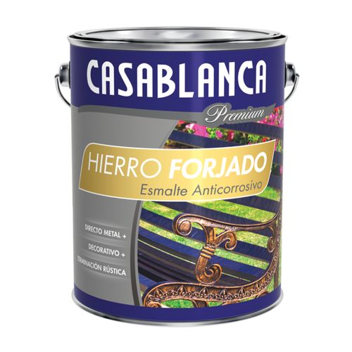 Esmalte Hierro Forjado 4L Acero Casablanca
