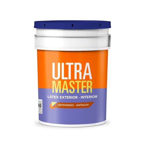 Latex Exterior Interior Ultramaster Mate 10L Blanco