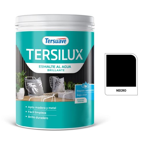 Esmalte Acuoso Brillante 0,50L Negro