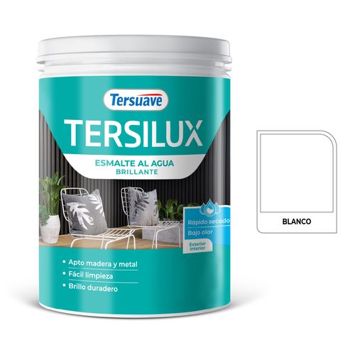Esmalte Acuoso Brillante 1L Blanco
