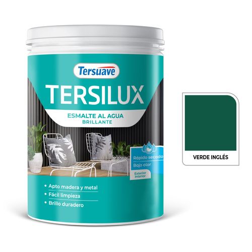 Esmalte Acuoso Brillante 1L Verde Ingles